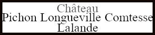Château Pichon Longueville Comtesse Lalande